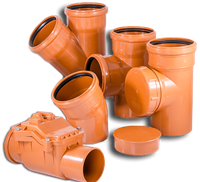 фитинги для наружней канализации