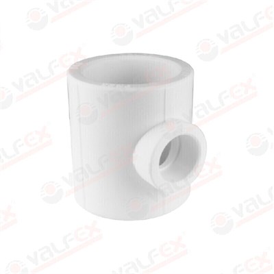 Тройник редукционный  75/25/75 (16/2) (Valfex) БЕЛЫЙ 10653