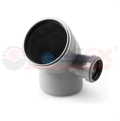 Отвод универсальный 110/50х87,5° лев. вн.канализ.(30) VALFEX 11016