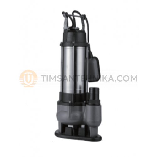 Фекальный насос Tim 750 Вт, Напор 13м, частицы до 42 мм, с ножом, для тяжелых условий AM-WQV75F 10132