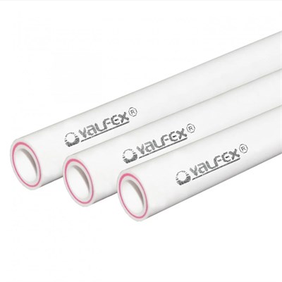 Труба арм.стекловолокном SDR 7.4 PN20  ф75х10,3 мм (16) (Valfex), 4м БЕЛАЯ 10408