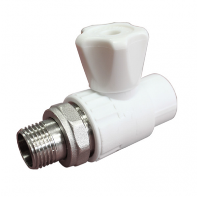 Кран шаровой для радиатора прямой 25х3/4" (50/10) (Valfex) ЗАВОД ВАЛФ-РУС БЕЛЫЙ 10454