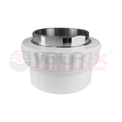 Муфта переходная с внутренней резьбой  40 x 1 1/4" под ключ (25/5) (Valfex) БЕЛАЯ 10524