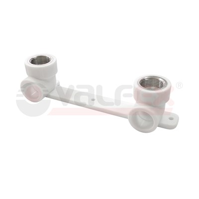 Комплект настенный для смесителя 25х3/4" в.р. (12/3) (Valfex) БЕЛЫЙ 10586