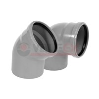 Отвод 87,5°  40мм вн.канализ.(330/15) VALFEX 11011