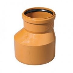 Муфта переходная рыжая Ø110-160 ПВХ Nashorn 10023