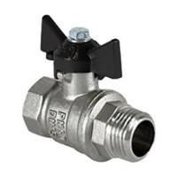 Кран шаровой латунный DeltaPro для ВОДЫ   3/4