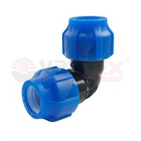 Отвод ПНД компрессионный присоединительный  20-20 (120/30) VALFEX 11345