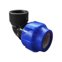 Отвод ПНД компрессионный с внутренней резьбой  32х1 1/4