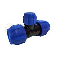 Тройник ПНД компрессионный переходной  32-20-32 (40/8) VALFEX 11378