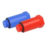 Набор цветных удлиненных заглушек 1/2'' (компл. 2 шт.) (100/1) (синий/красный) VALFEX ЗАВОД ВАЛФ-РУС 10583