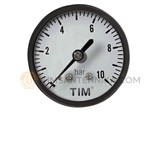 Манометр аксиальный TIM, корпус 50 мм, диапазон 0-6 бар, подключение 1/4 Y-50T-6 Y-50T-6 10265