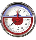 Термоманометр радиальный(d 63мм) Y-63-16 10270